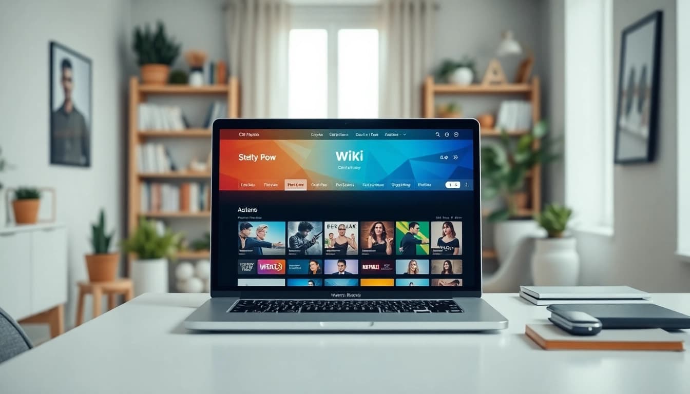 패다야트닷컴의 TV 위키 관련 정보가 포함된 컴퓨터 화면