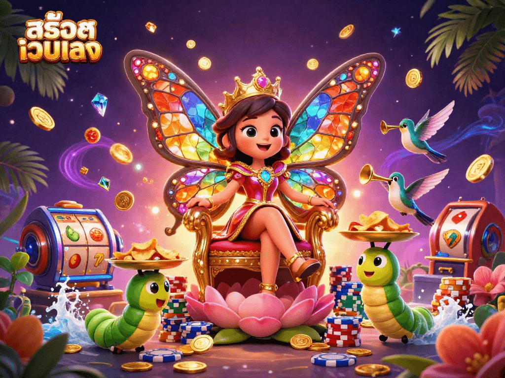Spin the reels at สล็อตเว็บตรง with vibrant symbols and dazzling casino elements