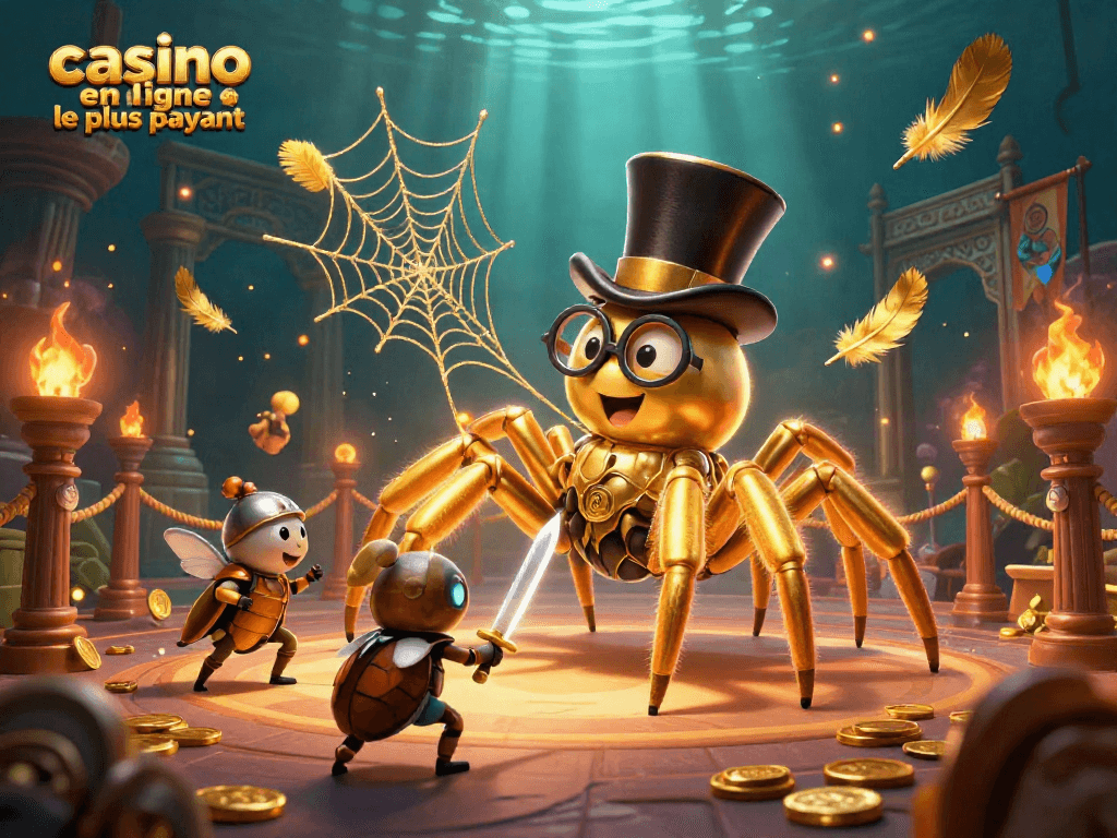 Jeux captivants au casino en ligne le plus payant avec des personnages animés et des éléments de jeu dynamiques.