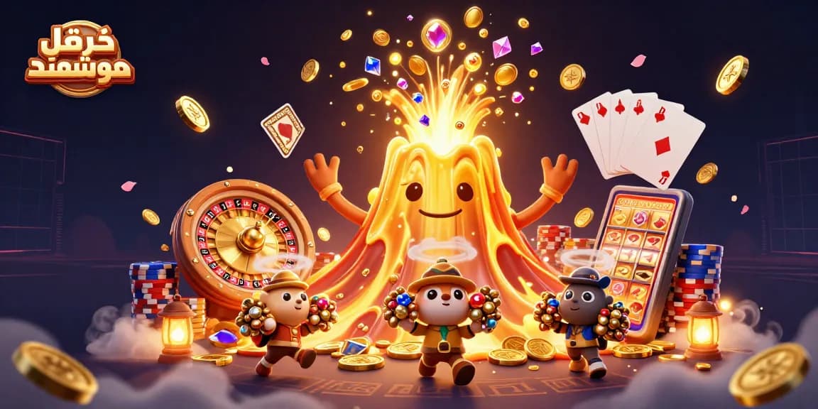 Win big with خرید قفل هوشمند, showcasing a treasure scene with vibrant coins and engaging casino elements.