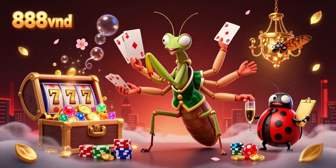 Experience thrilling casino action with 888vnd featuring vibrant characters and dynamic gaming elements.