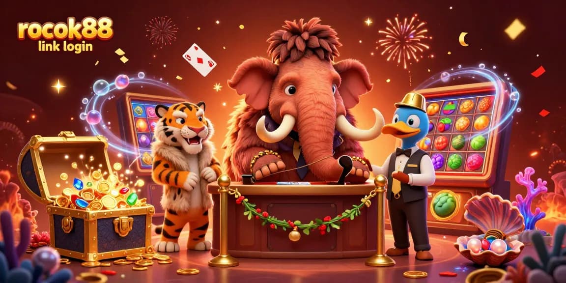 Experience the excitement of rokok88 link login with vibrant 3D casino characters in action.