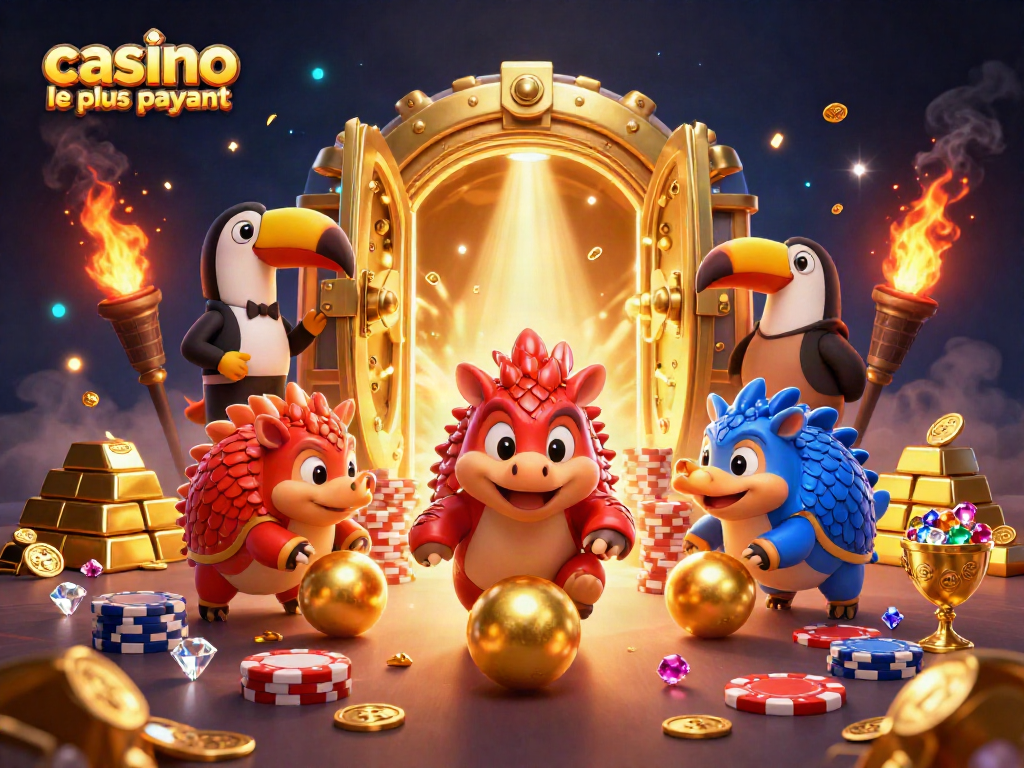 Jouez au casino en ligne le plus payant avec des pangolins rivaux animés!