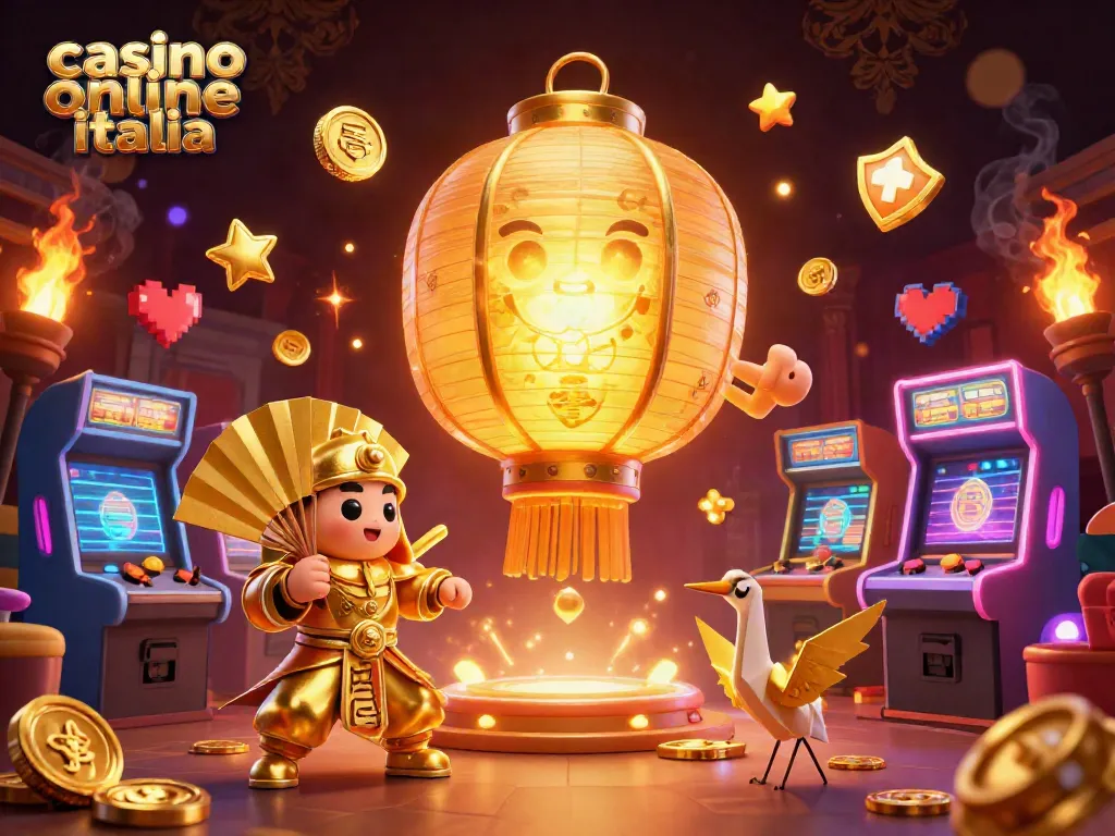 Gioca nei migliori casino online Italia con bonus e giochi esclusivi in un'illustrazione vibrante.