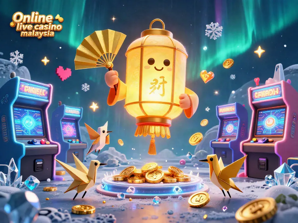 Experience thrilling gaming action at an online live casino Malaysia with vibrant characters and exciting game elements.