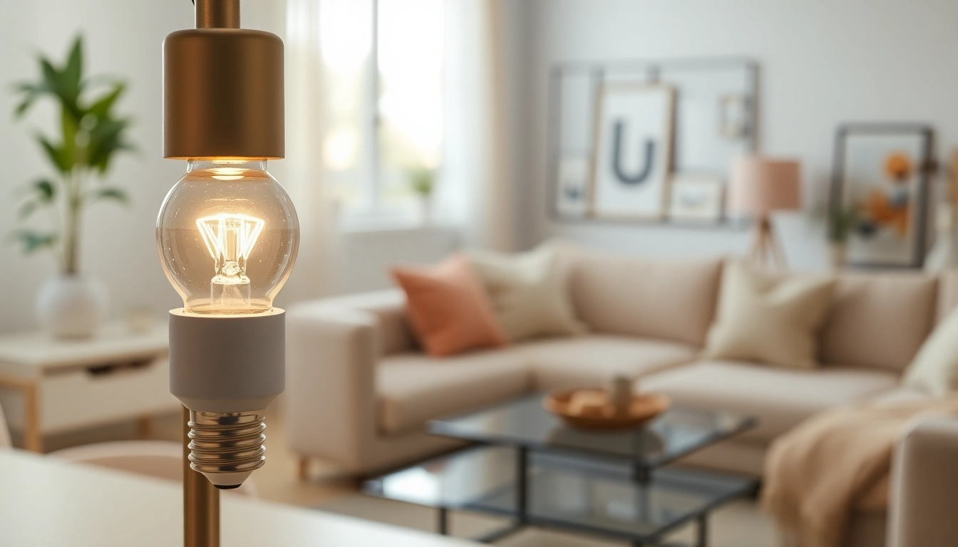 Learn what is an a19 bulb and its features in a beautifully lit living room setting.