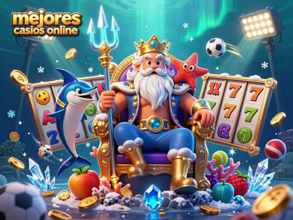Juega en los mejores casinos online y gana en slots con la fortuna de Neptuno.