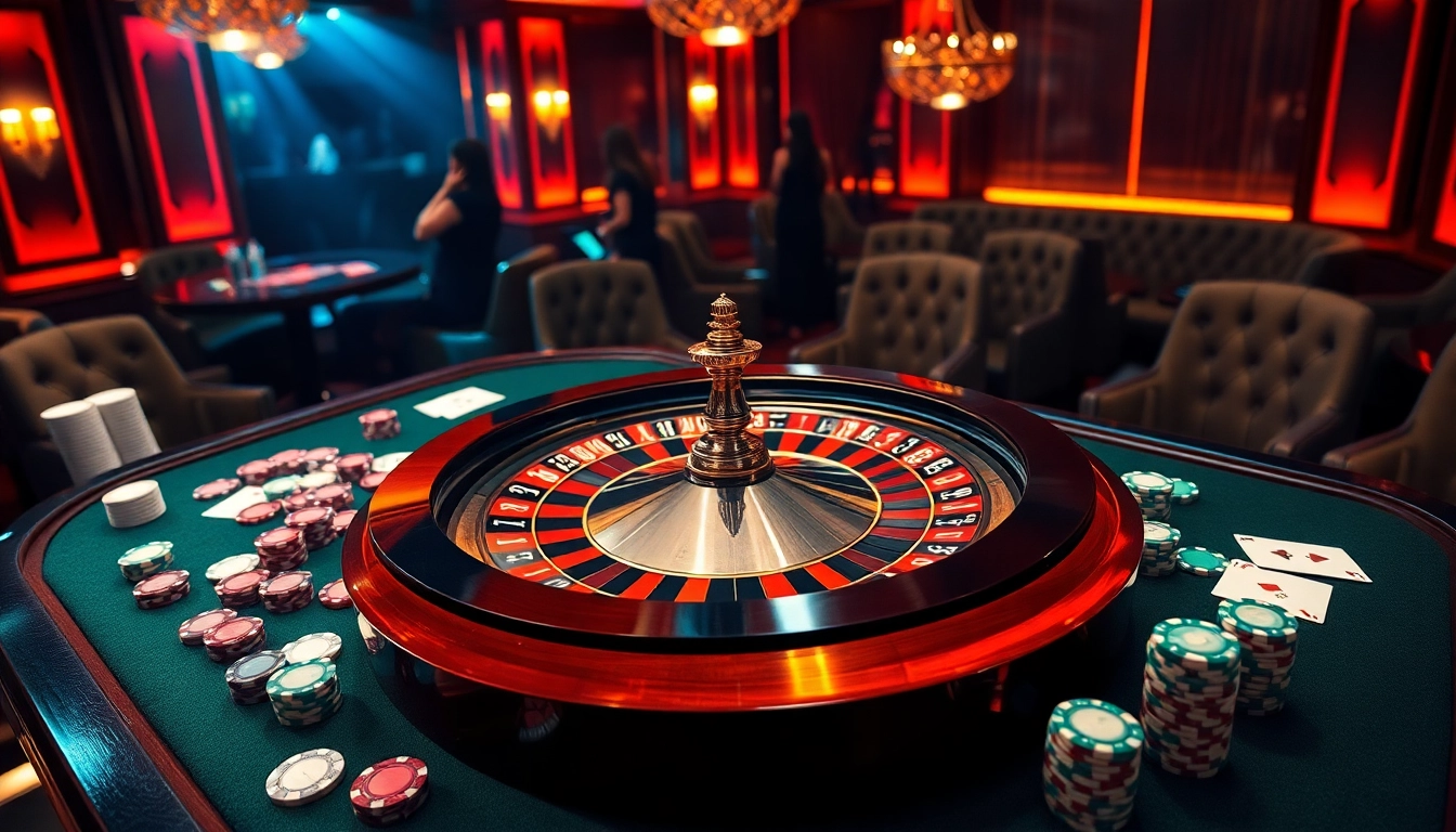 Experience thrilling casino action at Shbet with vibrant roulette and poker elements.