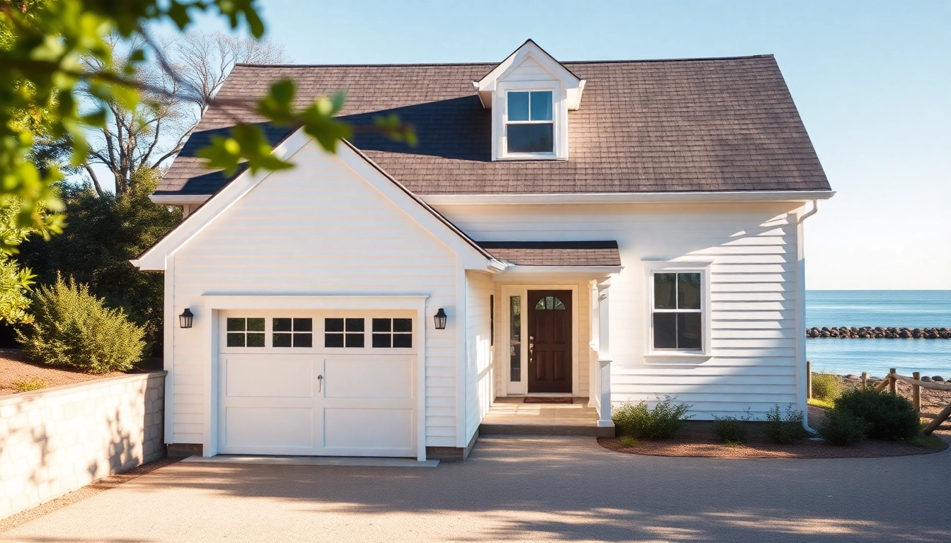 Transform your Cape Cod home addition with an elegant attached garage in a coastal setting.