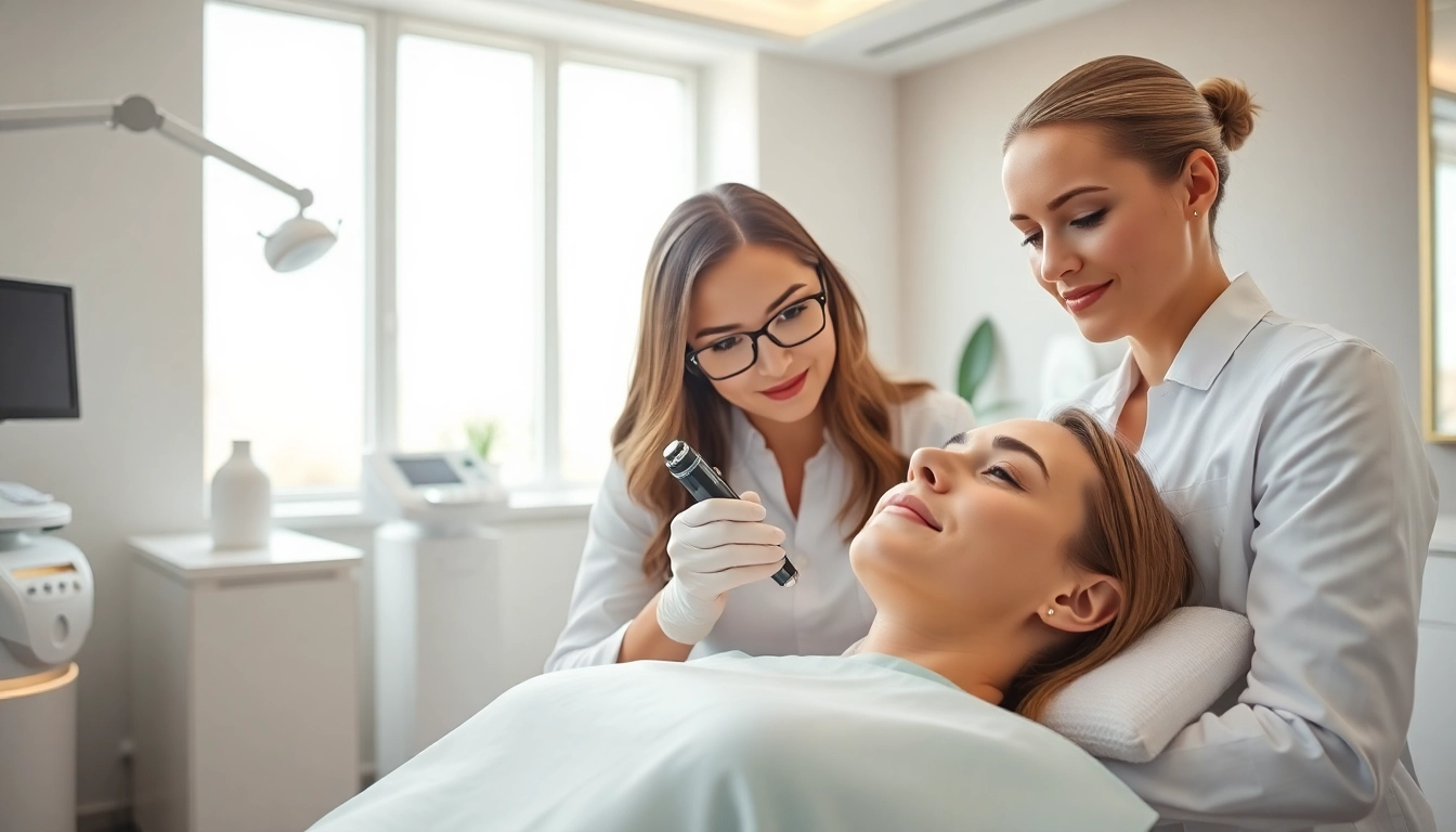 Experience aesthetic treatments in a serene clinic environment with dedicated professionals.