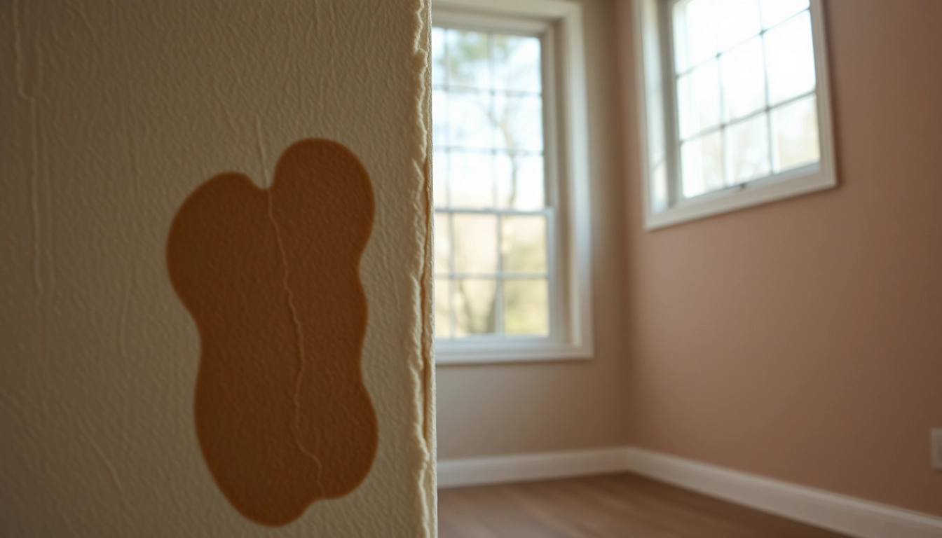 Visual representation illustrating spray foam causing damp in a home interior.