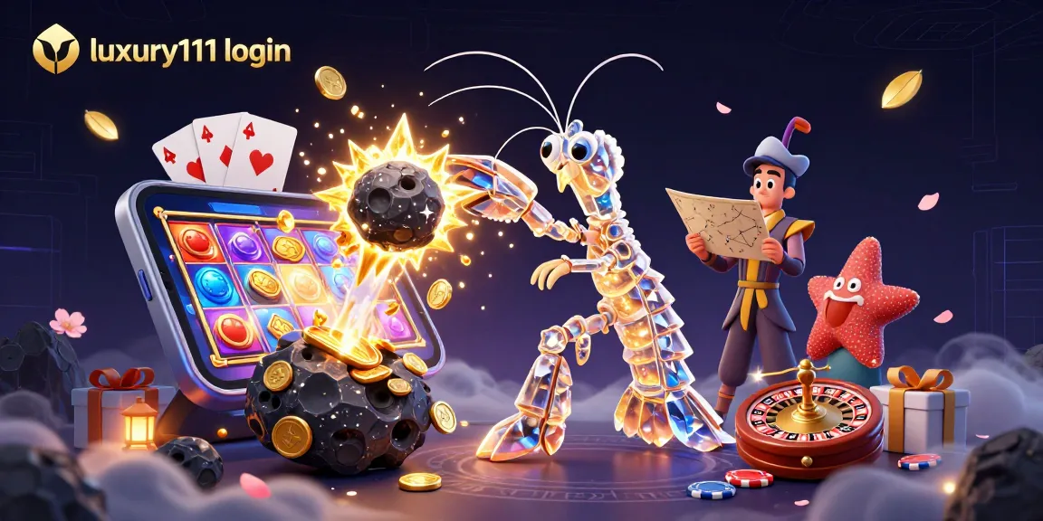 Engage with luxury111 login through this vibrant visual showcasing a thrilling gaming experience.