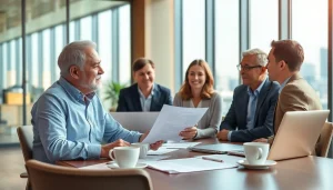 Engaging retirement planning for business owners San Antonio in a professional office setting.