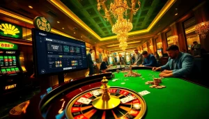 Experience the excitement of gambling with F8BET's vibrant casino scene, featuring roulette, poker, and stunning visuals.