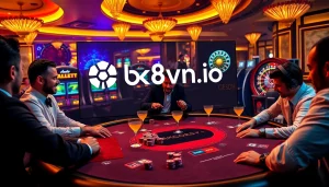 Experience high-stakes excitement at bk8vn.io with thrilling poker gameplay and vibrant casino visuals.