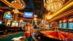 Experience the thrill of winning with depo 5k in a luxurious casino setting full of excitement.