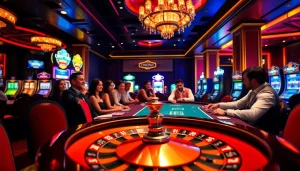 Experience thrilling games with onicplay at the vibrant casino tables filled with excitement.