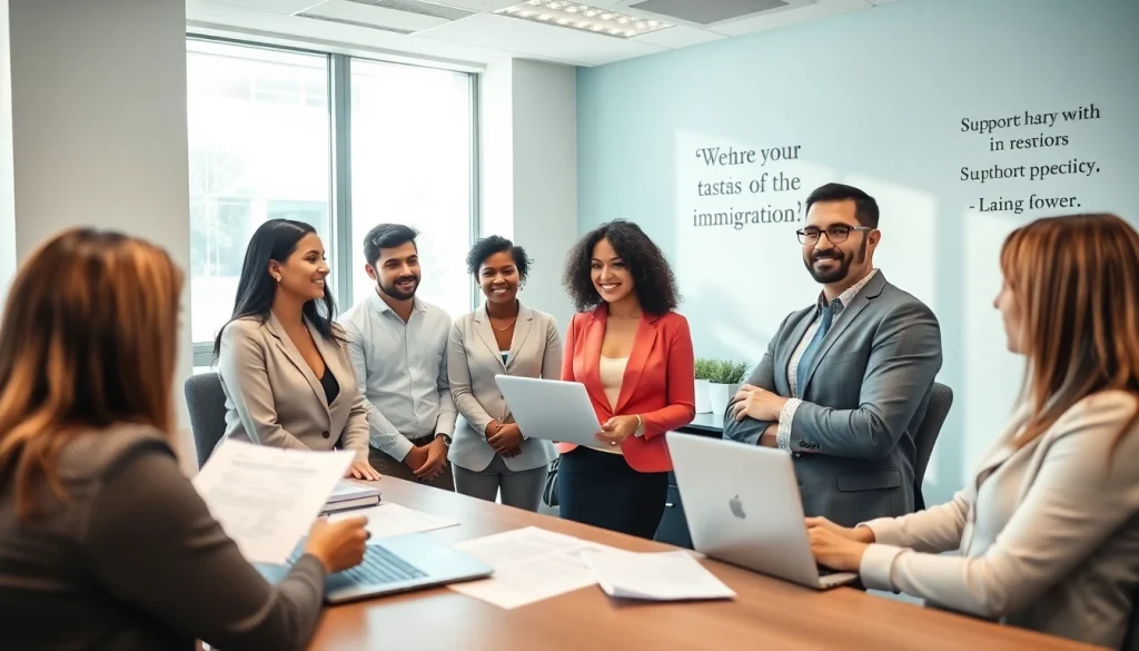 Immigration lawyer Perth providing professional consultation in a welcoming office environment.