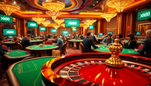 Experience thrilling gameplay at the xin88 online casino with vibrant tables and engaged players.